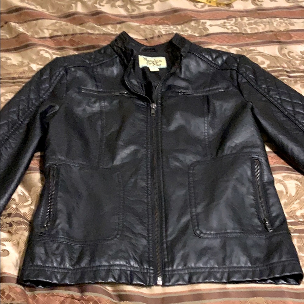 Faux Leather Jacket